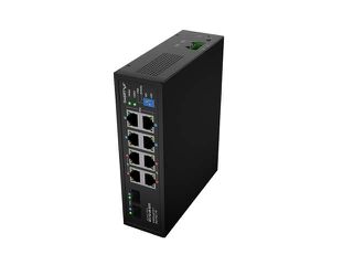 LANBERG ILGE-8P-2S-120 LIGHT INDUSTRIAL POE SWITCH 4XBT 4XAT 2XSFP DIN GIGABIT ETHERNET