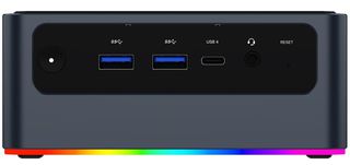 Qoobe U155H Mini PC with Core Ultra 7 155H/16GB/512GB SSD/Windows 11 Pro, black (branded as Morefine)