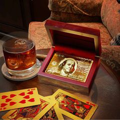 Mikamax - Gold Playing Cards Giftbox-thumb-1