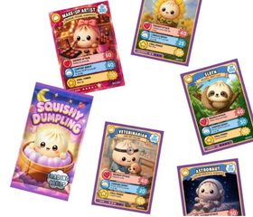 Squishy Dumplings - Collectible Cards 5 Pack (384-0001) / Toys