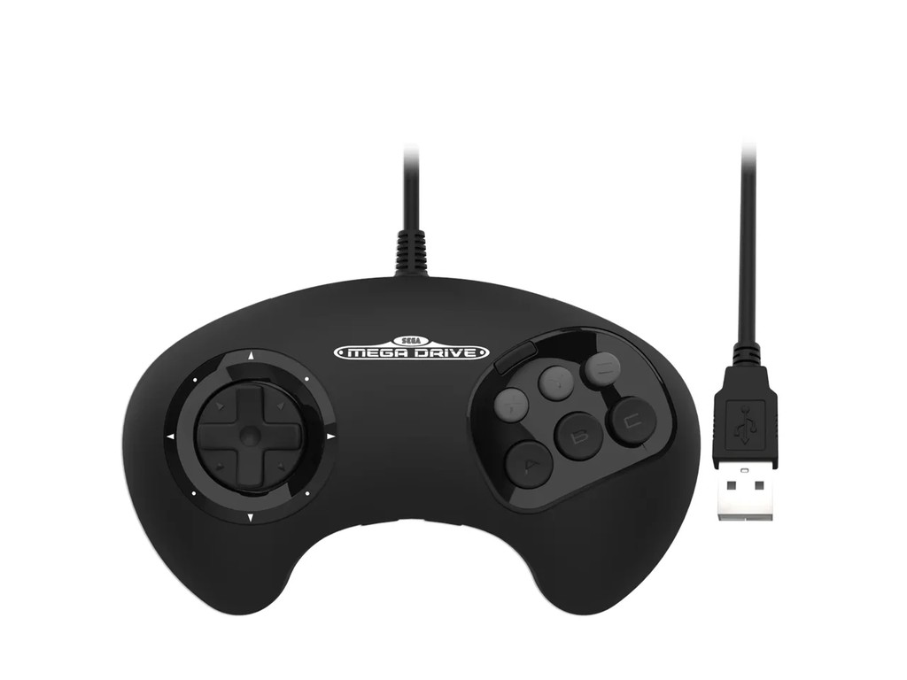 Retro-Bit - SEGA MD BIG6 Gamepad USB / PC