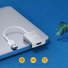 Orico UTH USB-A 3.0 to HDMI adapter - silver-thumb-3