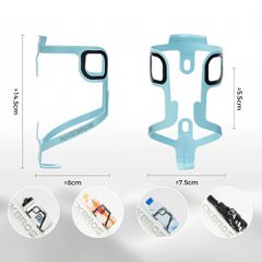 Rockbros BBC2504 Ultralight Aluminum Bottle Cage - Blue-thumb-2