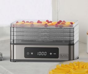 Black+Decker BXDE401E Fruit, Mushroom and Vegetable Dehydrator-thumb-1