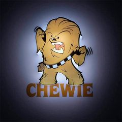 Star Wars Chewie 3D Light FX mini lamp-thumb-1