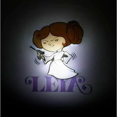 Star Wars Leia 3D Light FX mini lamp-thumb-1