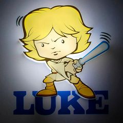Star Wars Luke Skywalker 3D Light FX mini lamp-thumb-1