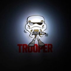 Star Wars Storm Trooper 3D Light FX mini lamp-thumb-1