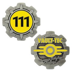Fallout - Vault 111 Door Coin-thumb-1