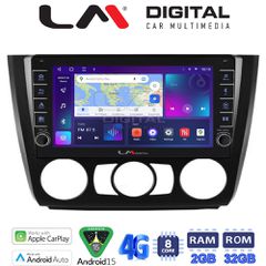 LM Digital - LM ZG8170 GPS Οθόνη OEM Multimedia Αυτοκινήτου για BMW σειρά 1 (E81 - E82 - E87 -E88) (CarPlay/AndroidAuto/BT/GPS/WIFI/GPRS)