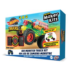 Hot Wheels - Motor Maker Kitz Monster Truck Kit (BLA85578) / Toys