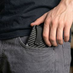 Tech-Protect Thorn RFID Carbon Wallet - Black-thumb-4