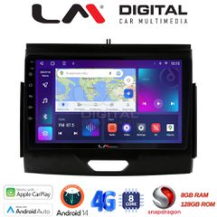 LM Digital - LM ZT8576B GPS Οθόνη OEM Multimedia Αυτοκινήτου για FORD RANGER 2015>2020 (CarPlay/AndroidAuto/BT/GPS/WIFI/GPRS)
