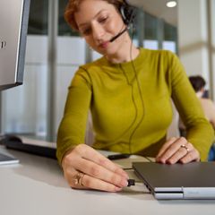 HP Poly Mission 415 Monaural USB Wired Headset Classic-thumb-4