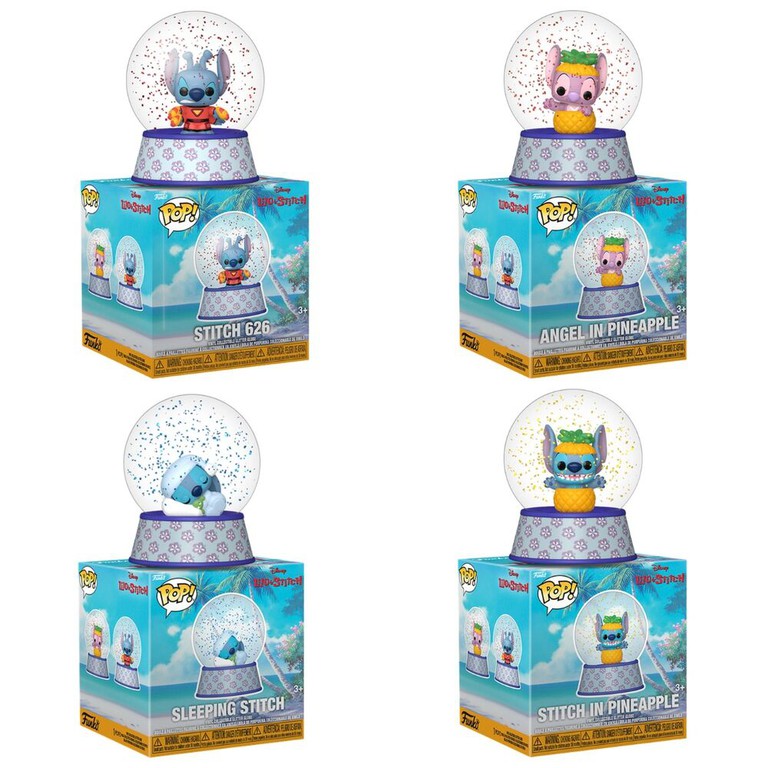 assorted Mystery Mini Snow globe figure Disney Stitch