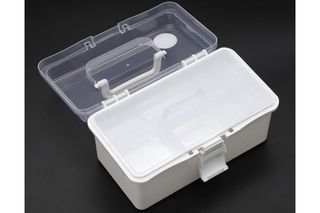 TOYMAX - Storage box with insert, 20x10x10cm, white-thumb-2