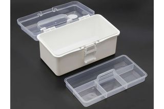 TOYMAX - Storage box with insert, 20x10x10cm, white-thumb-3