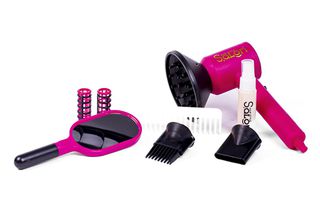 Hair Style Salon - Beauty hair styling hairdryer + accessories, 11 pcs (371133) / Toys