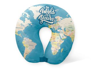 iTotal - Neck Pillow - BLUE MAPS (XL1859)