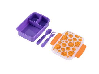 iTotal - Lunch Box with Cutlery - Basketball (ID2024)
