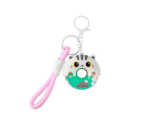 iTotal - Donut keychain WHITE CAT (XL3066) / Toys
