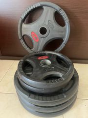 X-FIT Lux 39000 Δίσκος Ολυμπιακού Τύπου Λαστιχένιος Φ50mm με Λαβές