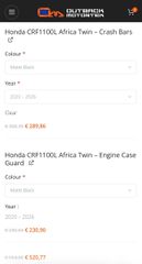 Πωλούνται κάγκελα Outback Motortek CRF 1100 Adventure Sports 2020-2026-thumb-2