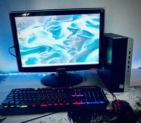 Πλήρες Σετ Υπολογιστή (PC) HP Pro desk 600 G4 με Οθόνη Samsung 20” & RGB Gaming Περιφερειακά