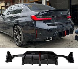 BMW SERIES 3 G20 SEDAN & G21 STATION WAGON 22+ REAR DIFFUSER TYPE M PERFORMANCE with LED / ΟΠΙΣΘΙΟΣ ΔΙΑΧΥΤΗΣ