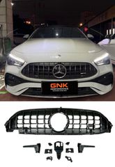 ΜΑΣΚΑ ΕΜΠΡΟΣ Mercedes CLE C236 (2023+) AMG GTR Panamericana Chrome Front Grille