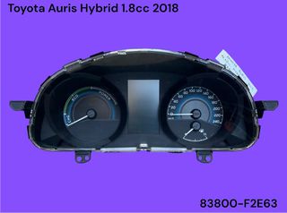 TOYOTA AURIS HYBRID 2012-2018 ΜΕΤΑΧΕΙΡΙΣΜΕΝΑ ΑΝΤΑΛΛΑΚΤΙΚΑ ( πίνακας οργάνων οδηγού με κωδικό 83800-F2E63 κατάλληλος για αυτοκίνητα με κινητήρες βενζίνης 1.8cc hybrid )