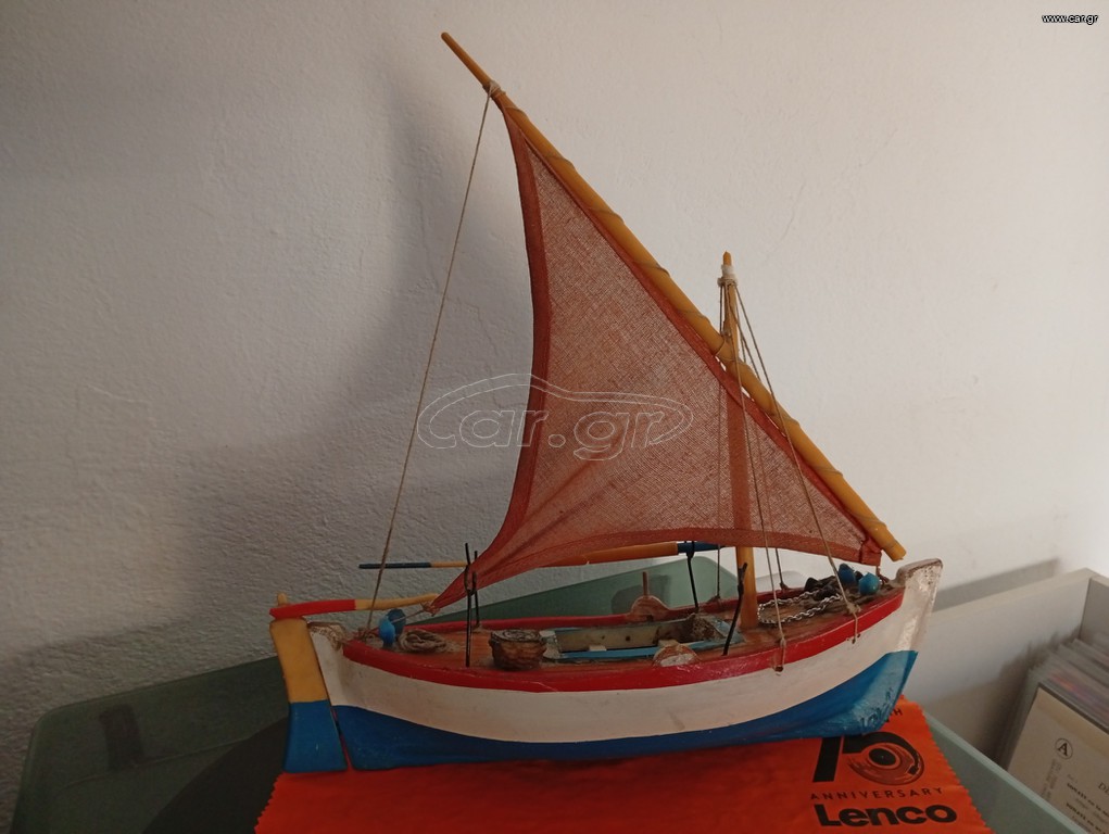 Χειροποίητο καράβι μήκος 30cm