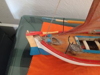 Χειροποίητο καράβι μήκος 30cm-thumb-4