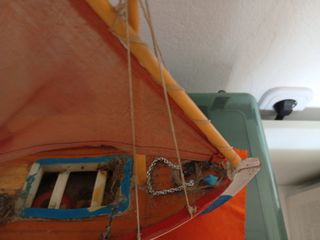 Χειροποίητο καράβι μήκος 30cm-thumb-5