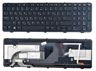 Πληκτρολόγιο - Laptop Keyboard για HP ProBook 650 G1 - Product number : D9S33AV 738697-081 738697-001 With Frame No Pointer (Κωδ.40470GRBACKLIT)
