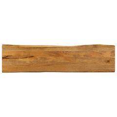 Επιφάνεια Τραπεζιού 180x40x3,8 εκ. Live Edge Μασίφ Ξύλο Μάνγκο 370785