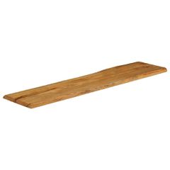 Επιφάνεια Τραπεζιού 180x40x3,8 εκ. Live Edge Μασίφ Ξύλο Μάνγκο 370785-thumb-1