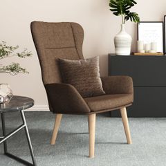 Πολυθρόνα Relax Καφέ Υφασμάτινη 341397