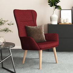 Πολυθρόνα Relax Μπορντό Υφασμάτινη 341402