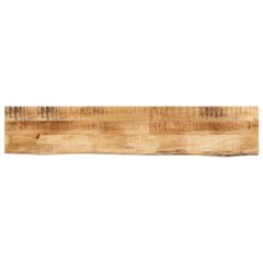 Επιφάνεια Τραπεζιού 120x40x3,8 εκ. Live Edge Μασίφ Ξύλο Μάνγκο 370398