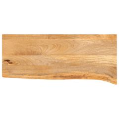 Επιφάνεια Τραπεζιού 140x30x2,5 εκ. Live Edge Μασίφ Ξύλο Μάνγκο 370435