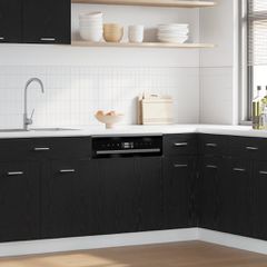 Πλαίσιο Πλυντηρίου Πιάτων Lyon Μαύρο Δρυς 60x1,5x67 εκ. από Τεχνητό Ξύλο 863151