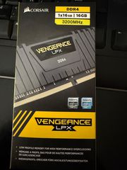 Corsair Vengeance LPX 1*16GB DDR4 3200MHz (CMK16GX4M1E3200C16) & 1*8GB DDR4 Crucial Ballistix Sport
