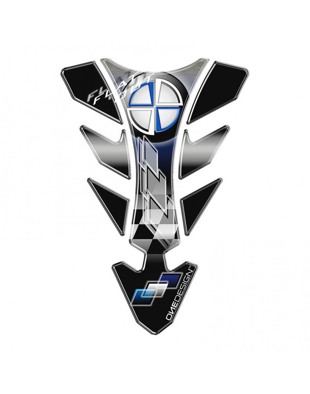 Puig Προστατευτικό Αυτοκόλλητο Ρεζερβουάρ Future BMW Silver 6460P