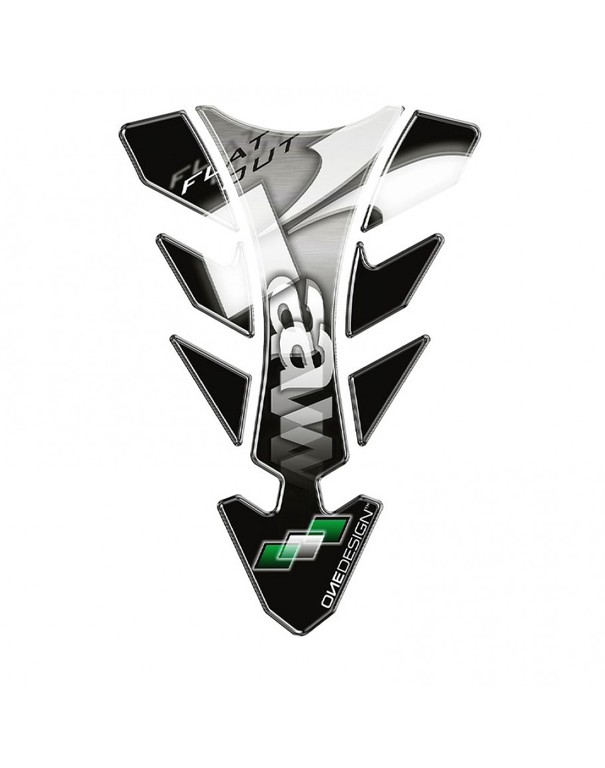 Puig Προστατευτικό Αυτοκόλλητο Ρεζερβουάρ Future Kawasaki Silver 5630P