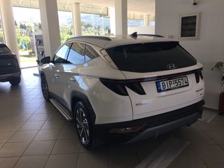 Hyundai Tucson 2024 1.6T 180PS 4WD 7DCT Distinctive_White Pearl_ελληνικό_1ο χέρι-thumb-4