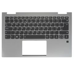 Πληκτρολόγιο - Laptop Keyboard Palmrest για Lenovo ideapad Yoga 730-13IKB 81CT 730-13IWL 81JR 5CB0Q95811 5CB0Q95892 5CB0Q95870 5CB0Q95815 UK Backlight Silver ( Κωδ.41561UKPALMBL )