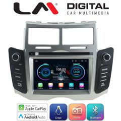 LM Digital - LM LX084 Οθόνη OEM Multimedia Αυτοκινήτου για Toyota Yaris 2006 > 2011 (CarPlay/AndroidAuto/BT/WIFI) Linux OS