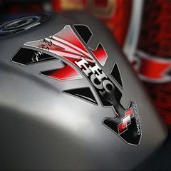 Puig Προστατευτικό Αυτοκόλλητο Ρεζερβουάρ Future Honda Red 5634R-thumb-1