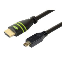 Techly ICOC HDMI-4-AD2 Καλώδιο υψηλής ταχύτητας HDMI ™ Ethernet 1,4 AM σε Micro DM, 2,0 m